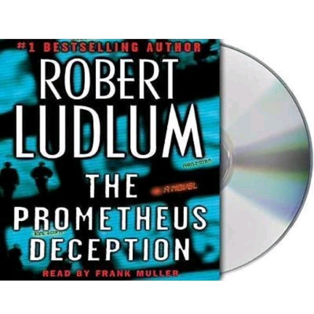 Robert Ludlum The Prometheus Deception Abridged Audio Book on CD Frank Muller